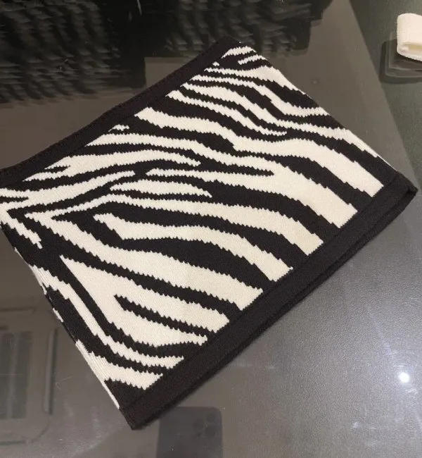 Cropped Faixa em Tricot - Estampas