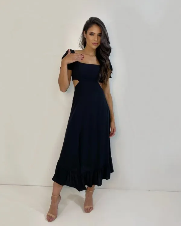 Vestido Jasmin - Preto