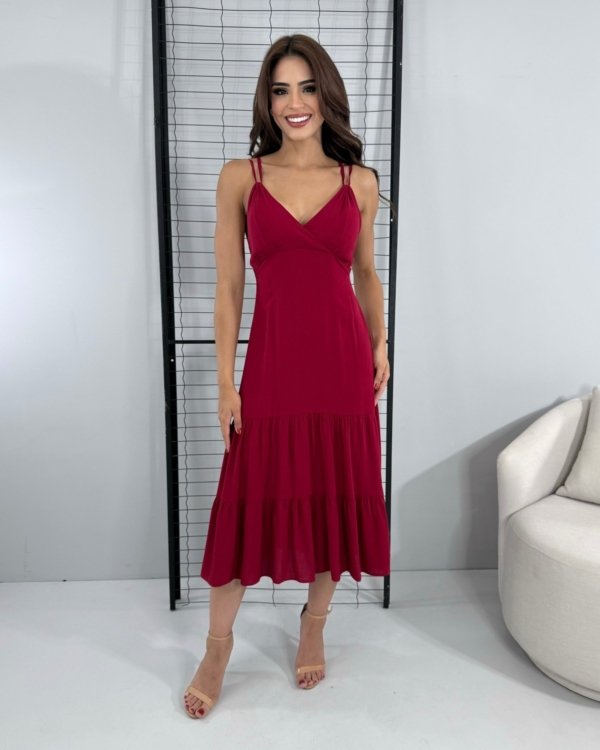 Vestido Madalena - Marsala