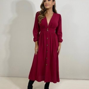 Vestido Clara - Marsala - Image 2