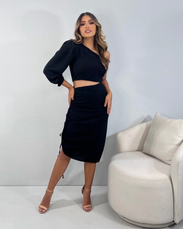 Vestido Taciane - Preto