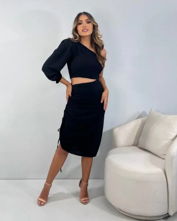 Vestido Taciane - Preto