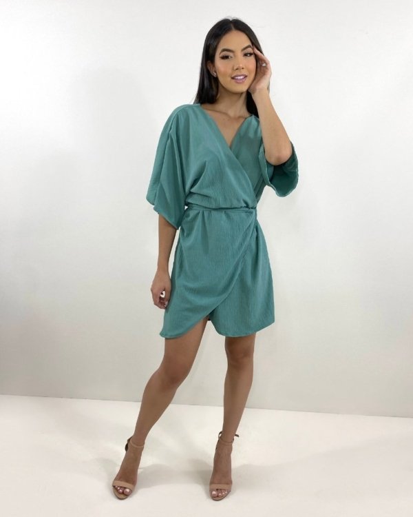 Vestido Maristela - Verde Menta