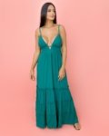 Vestido Raquel – Verde Amazônia