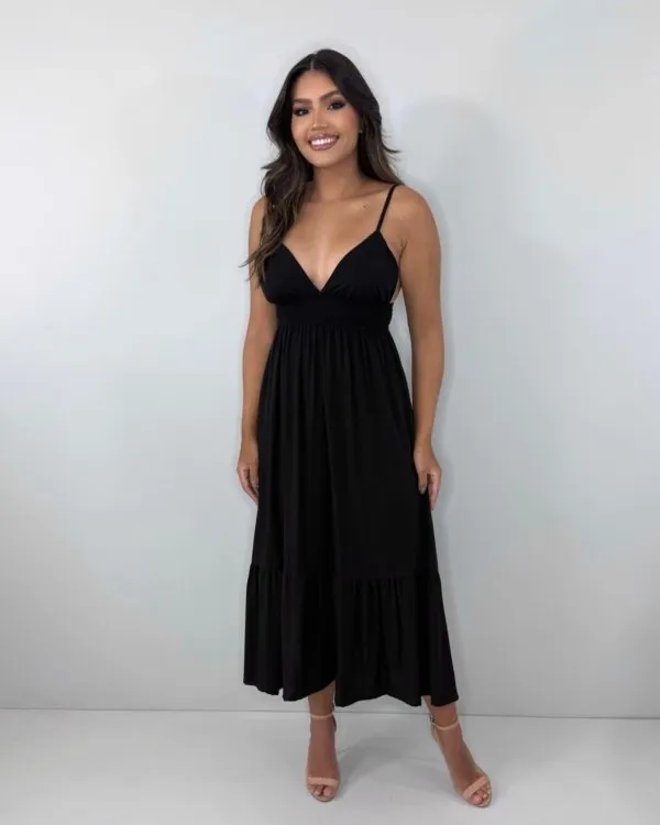 Vestido Beatriz - Preto