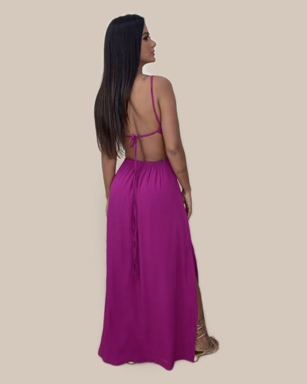 Vestido Flávia - Fúcsia