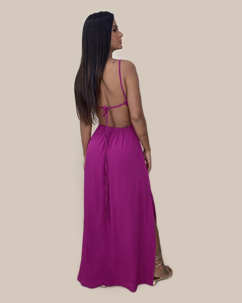 Vestido Flávia - Fúcsia - Image 4