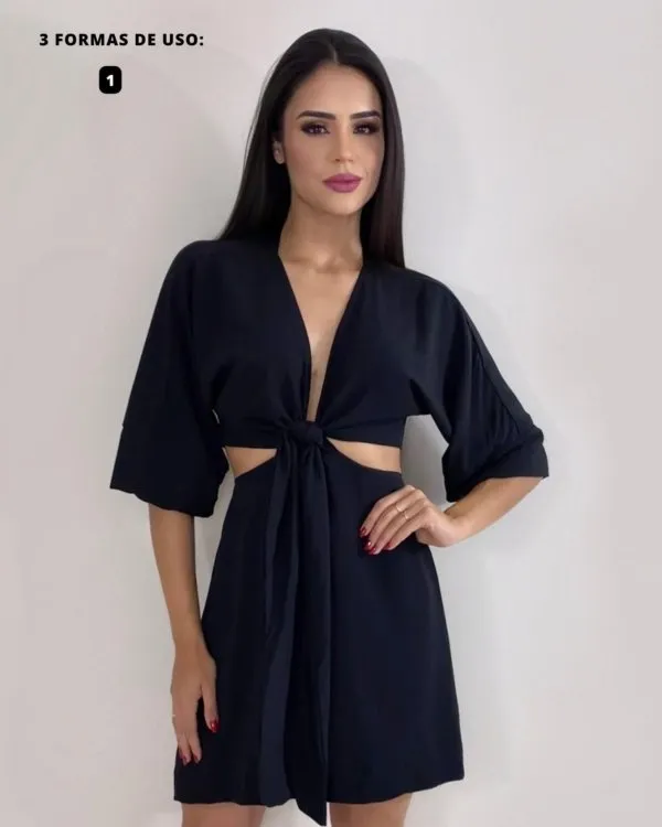 Vestido Mariana - Preto