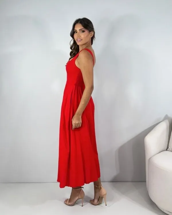 Vestido Samanta - Vermelho