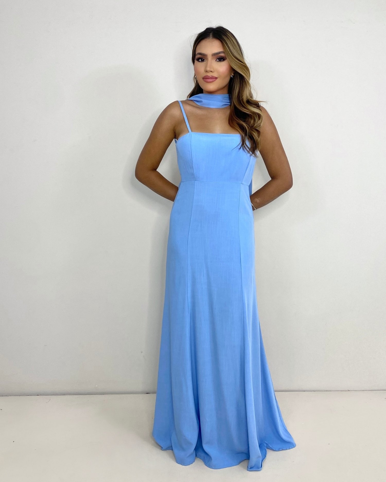 Vestido Lina - Azul Serenity - Image 4