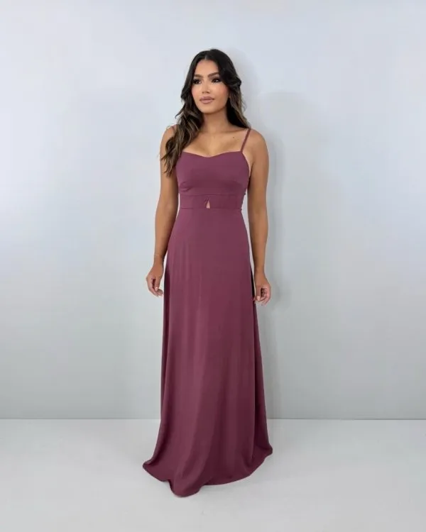 Vestido Lanna - Marrom