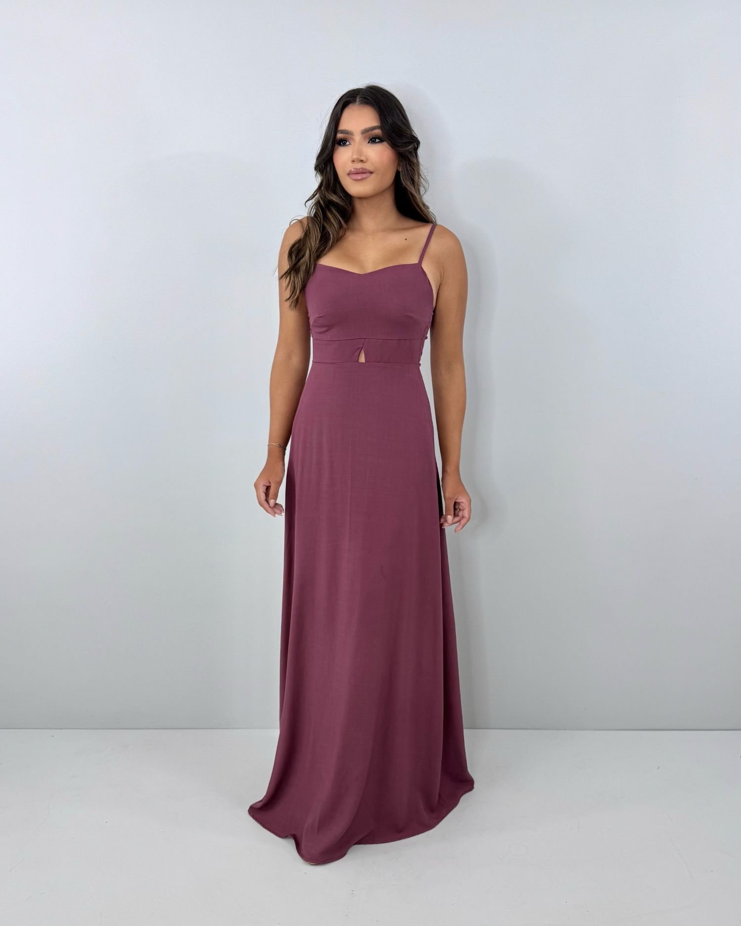 Vestido Lanna - Marrom - Image 1