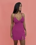 Vestido Elisângela – Fúcsia