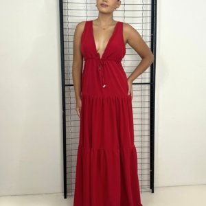 Vestido Ramona - Vermelho - Image 1
