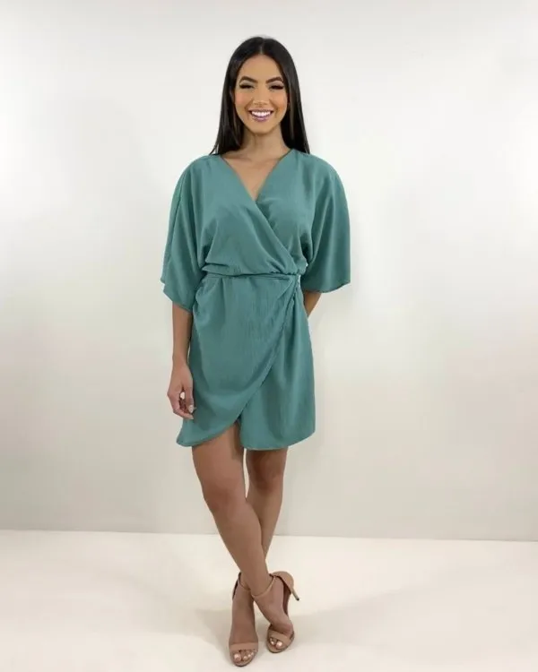 Vestido Maristela - Verde Menta