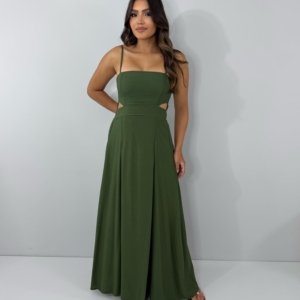 Vestido Babi - Verde Militar - Image 2