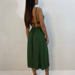 Vestido Kelly - Verde Militar - Image 3