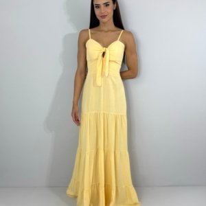 Vestido Camila - Amarelo Claro - Image 1