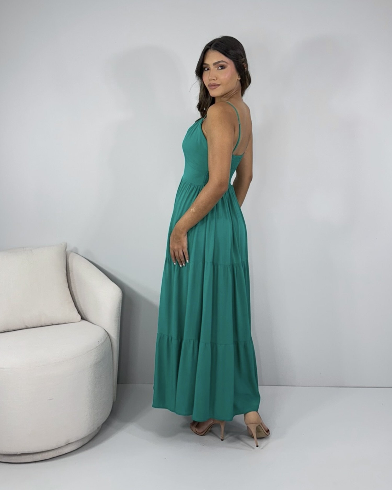 Vestido Helô - Turquesa - Image 4