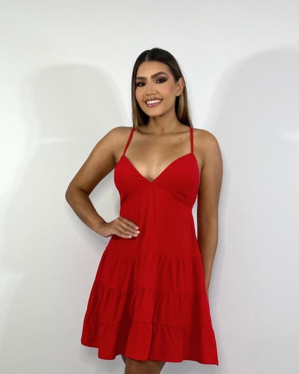 Vestido Chloe - Vermelho