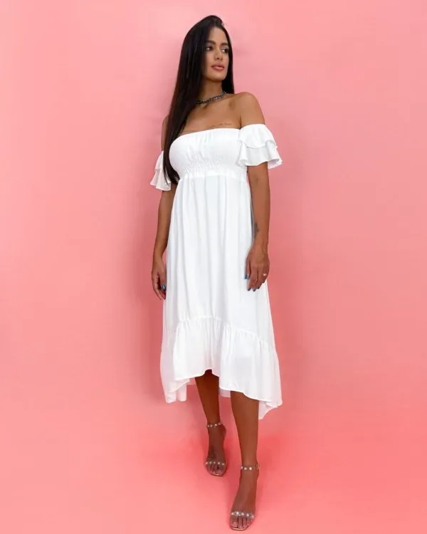 Vestido Gisele - Branco