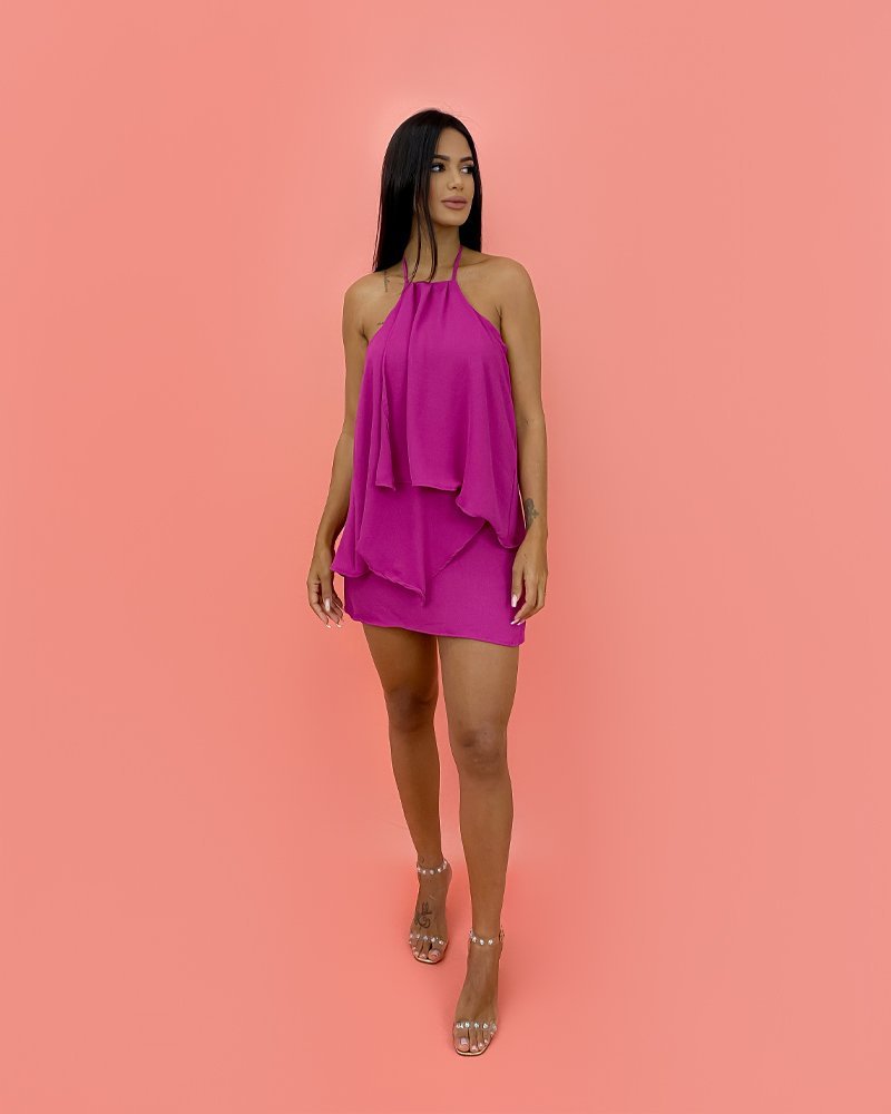 Vestido Tiffany - Fúcsia - Image 5