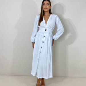 Vestido Clara - Branco - Image 4