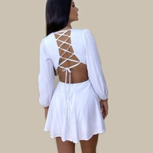 Vestido Leona - Branco - Image 2