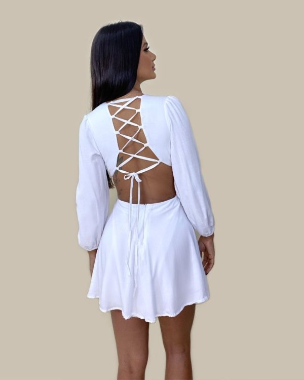 Vestido Leona - Branco