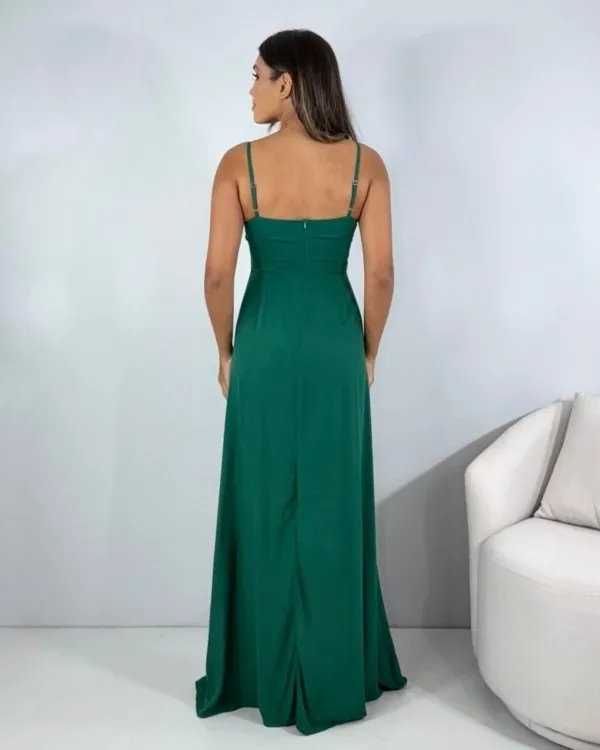 Vestido Lanna - Verde Amazônia