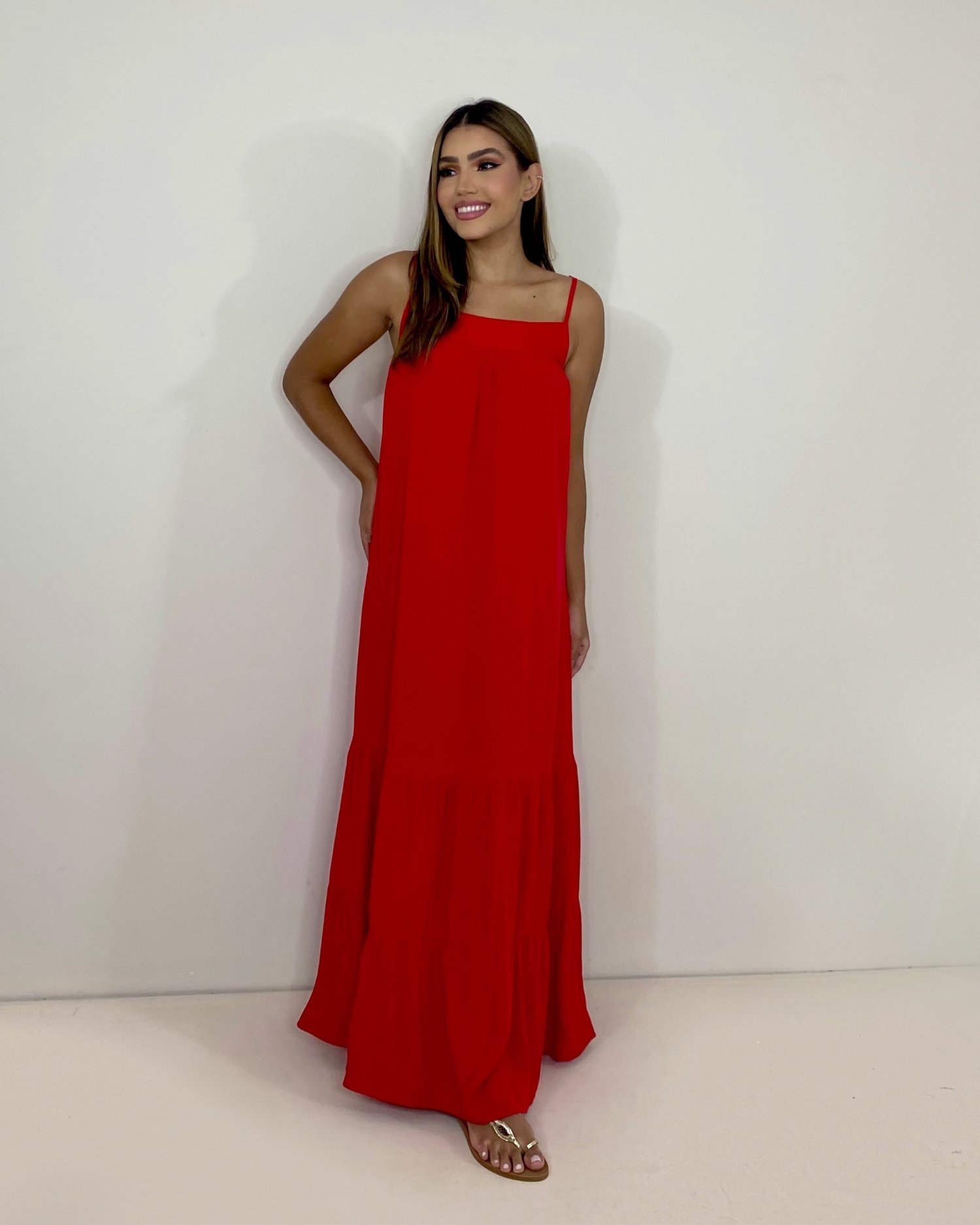 Vestido Márcia - Vermelho - Image 2