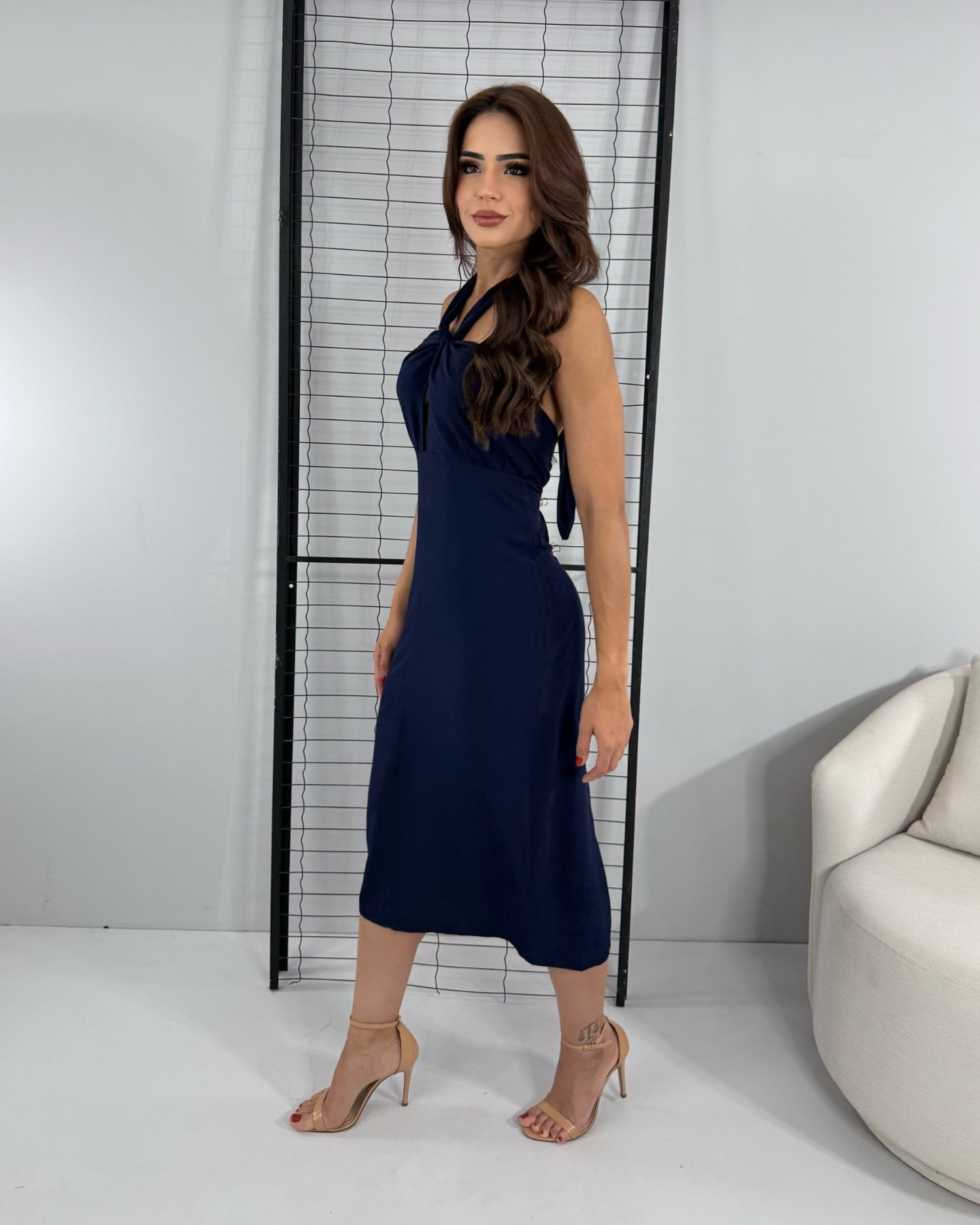 Vestido Sarah - Azul Marinho - Image 4
