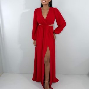 Vestido Magda - Vermelho - Image 2