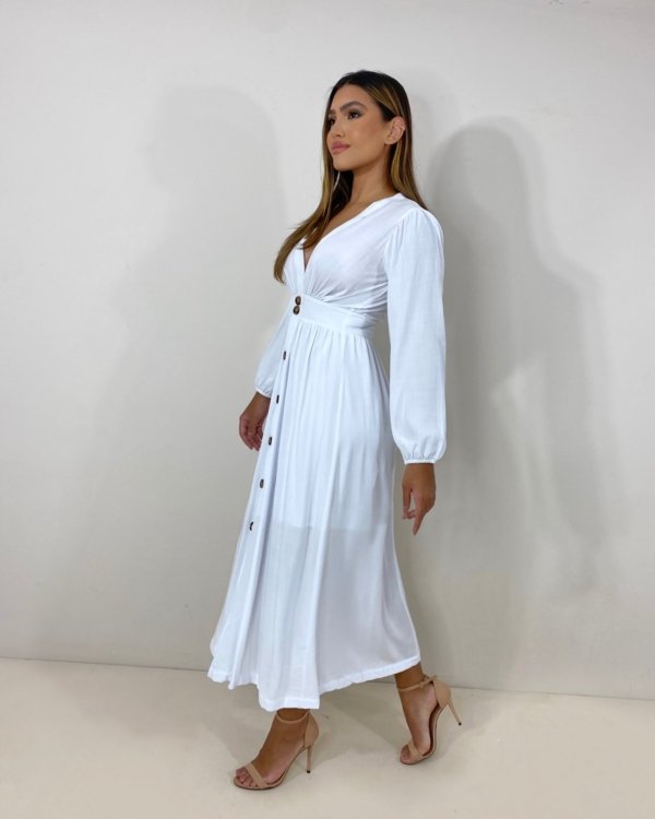 Vestido Clara - Branco