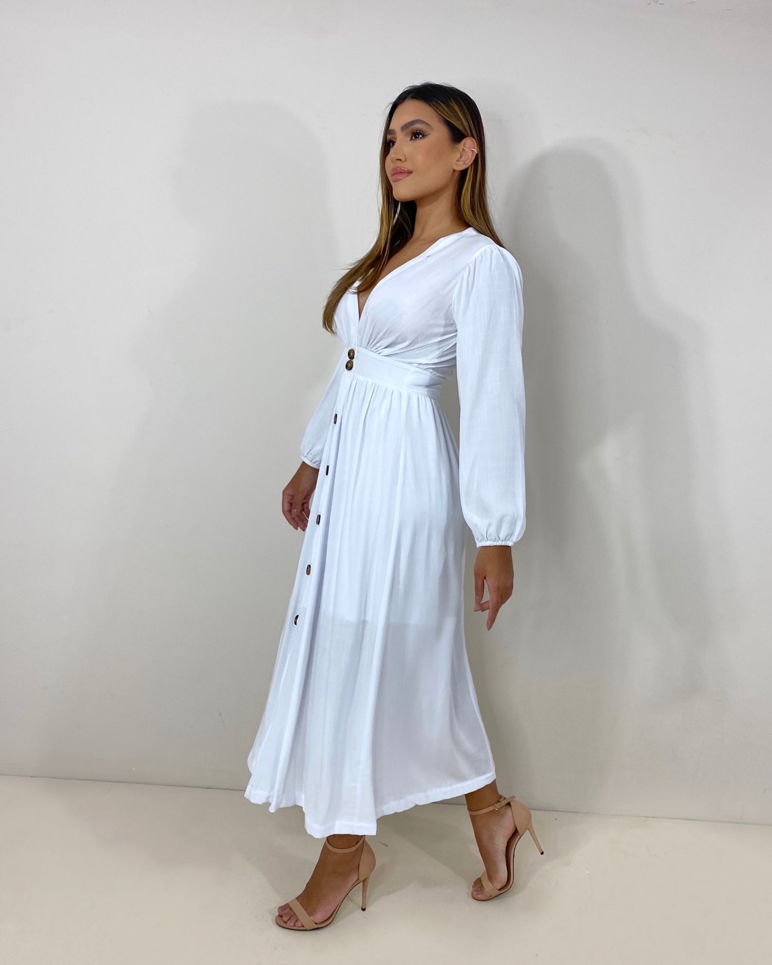 Vestido Clara - Branco - Image 3