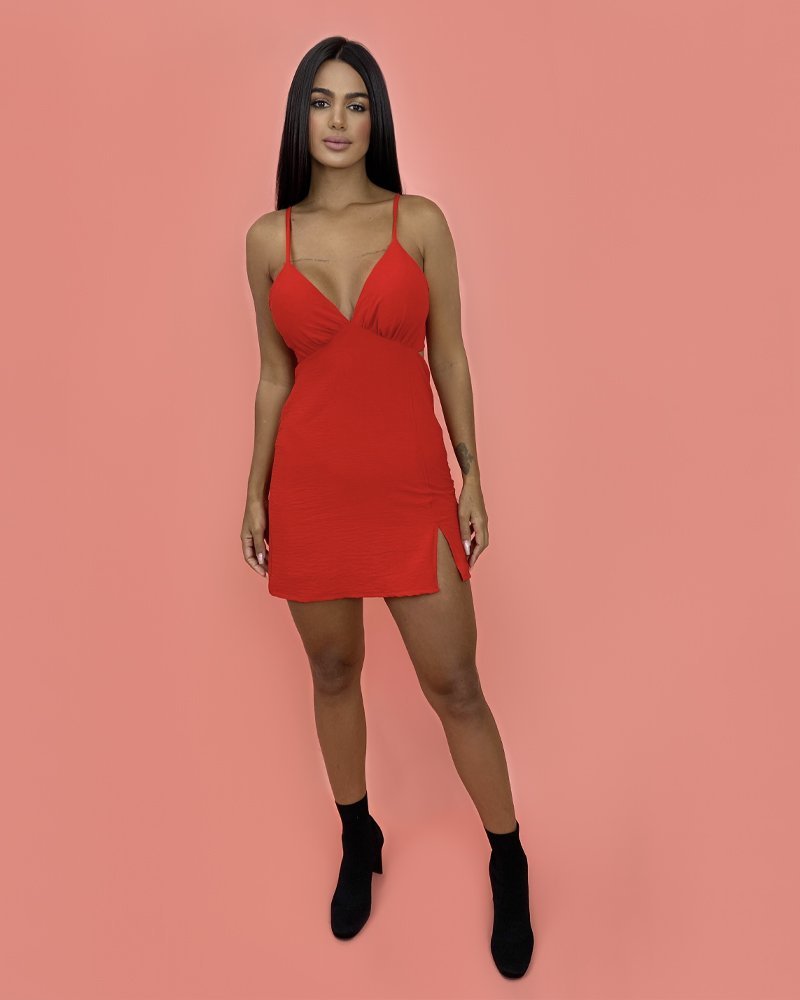 Vestido Elisângela - Vermelho - Image 2