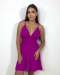 Vestido Valentina – Fúcsia