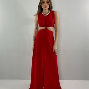 Vestido Emma - Vermelho - Image 3