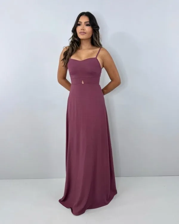 Vestido Lanna - Marrom