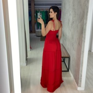 Vestido Gabriela - Vermelho - Image 2