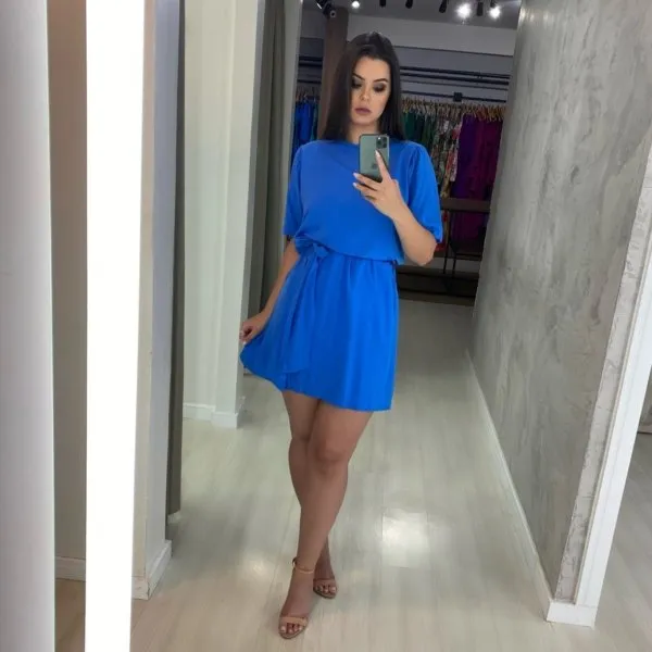 Vestido Elis - Azul