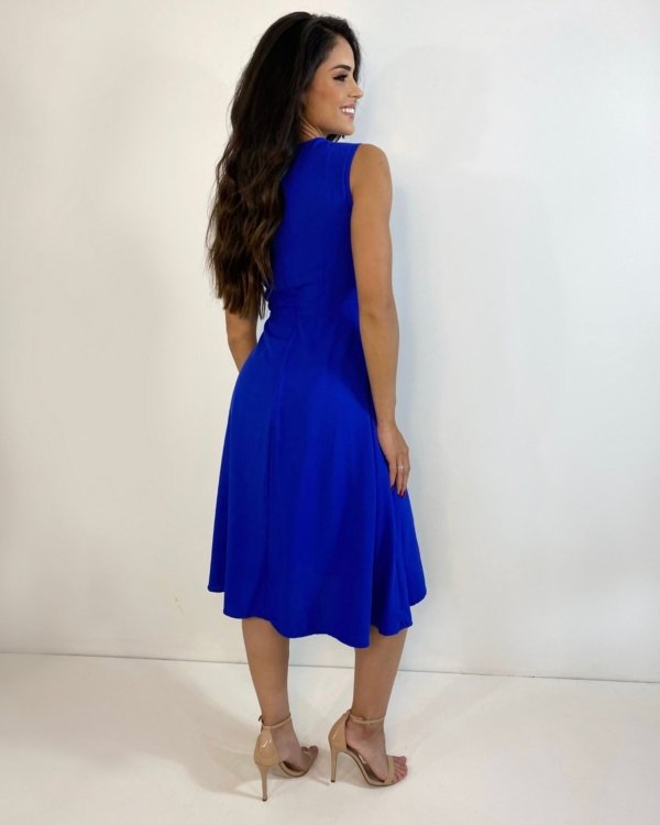 Vestido Fran - Azul Royal