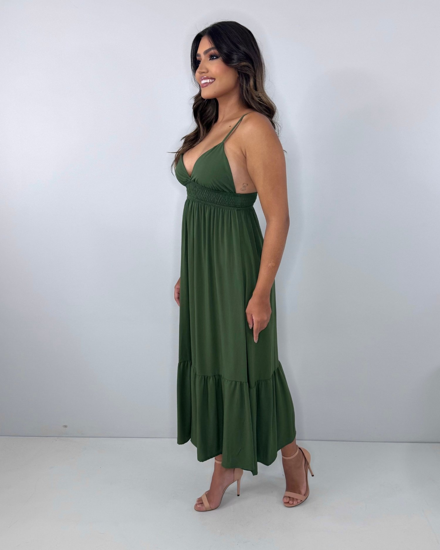 Vestido Beatriz - Verde Militar - Image 5