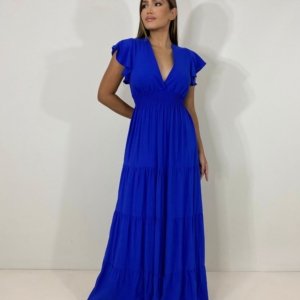 Vestido Laís Longo - Azul Royal - Image 4