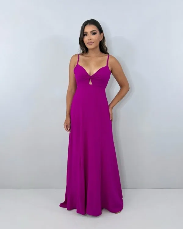 Vestido Eliana - Fúcsia