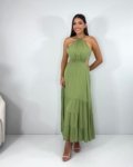 Vestido Estefane – Folhagem