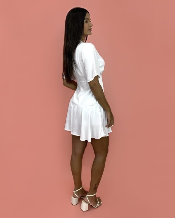 Vestido Lidiane - Branco