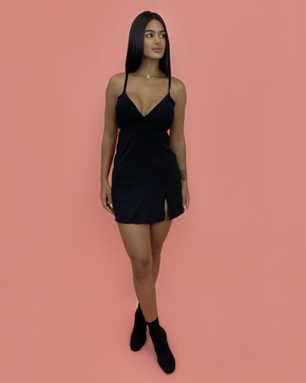 Vestido Elisângela - Preto