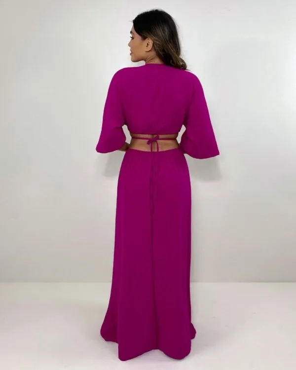 Vestido Cibele - Fúcsia