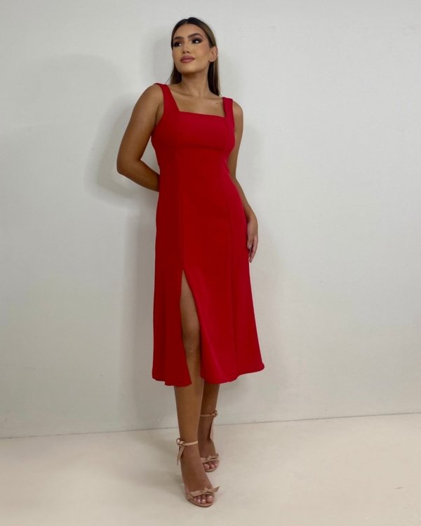 Vestido Roberta - Vermelho